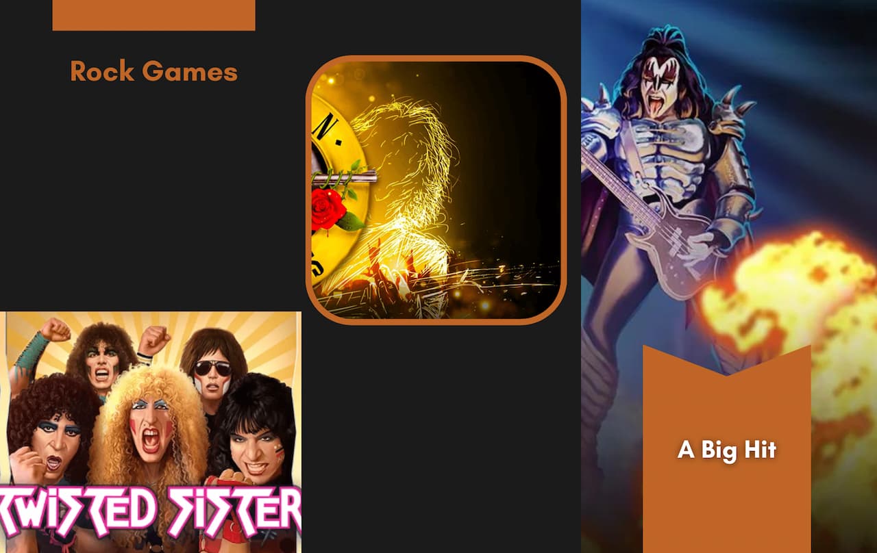 Rock Music Games, Now Available at House of Pokies